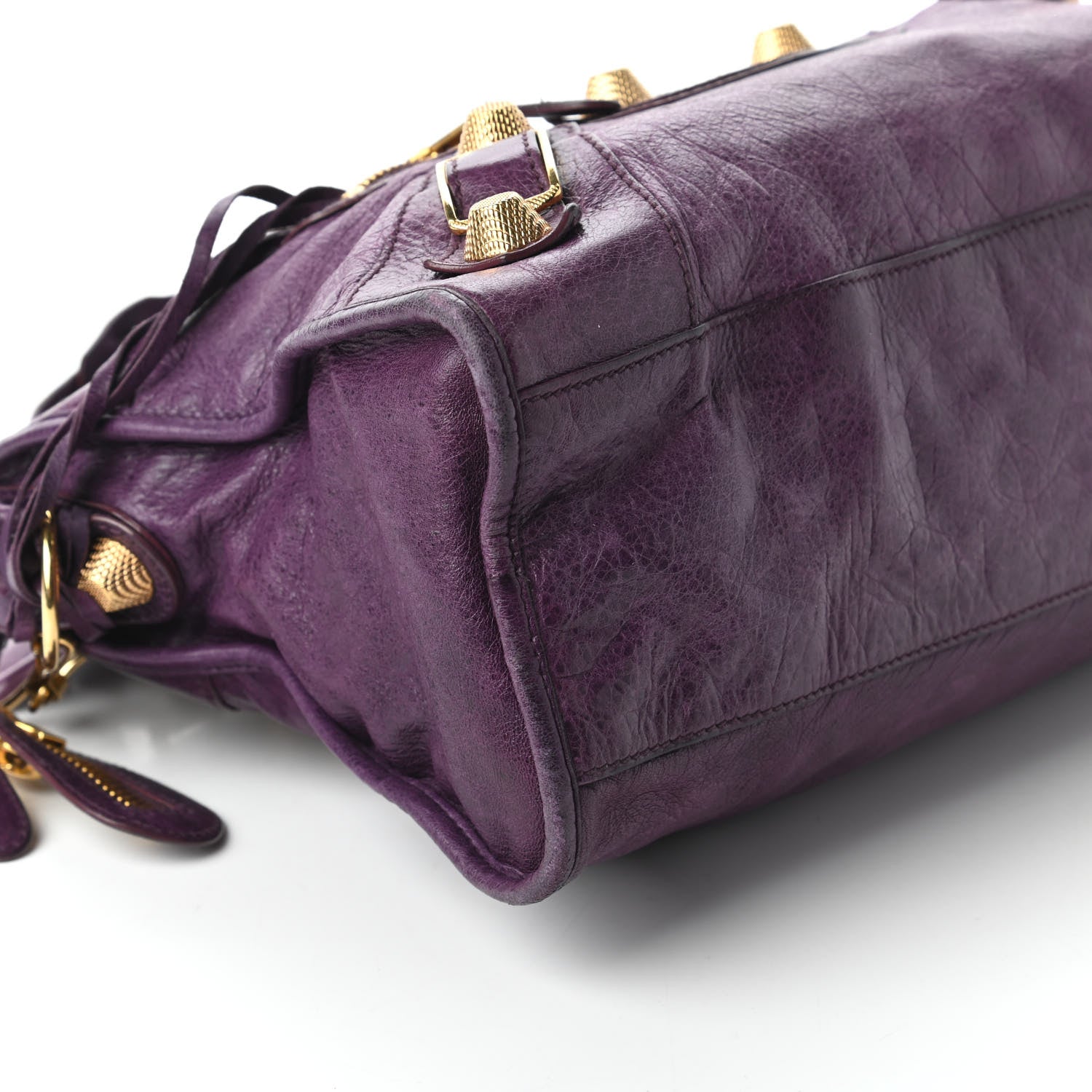 Balenciaga Agneau Giant 21 Gold Hardware City Raisin 6 of 10