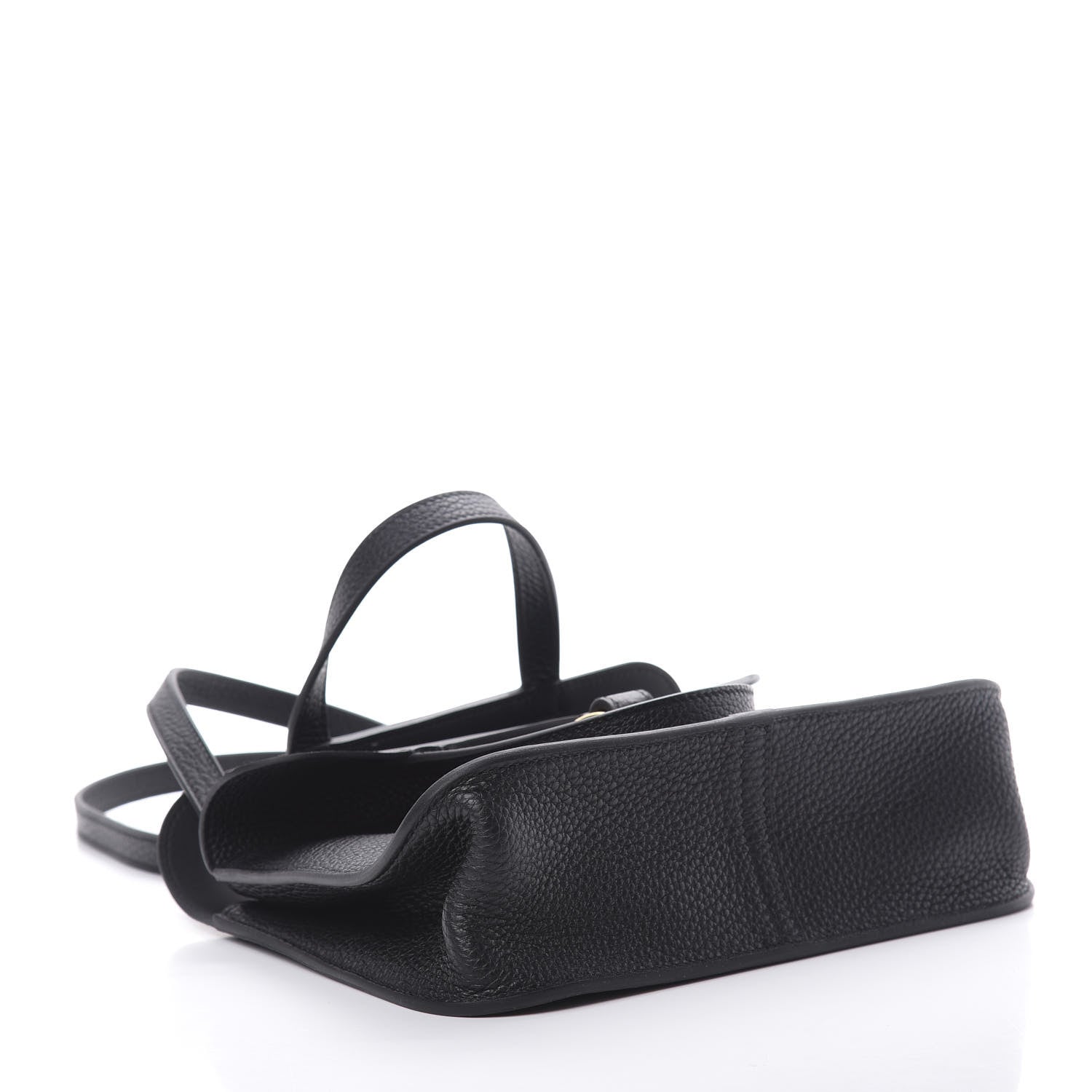 Hermes Taurillon Clemence Halzan 25 Black 6 of 13