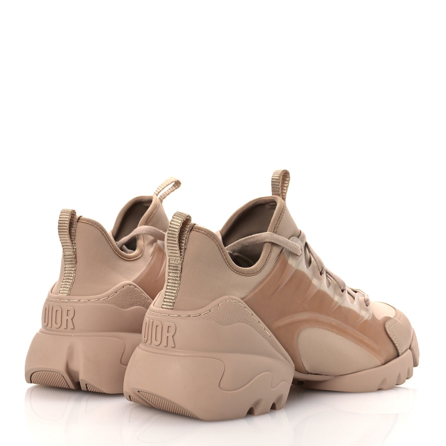 Neoprene Rubber Womens D-Connect Sneakers 40 Nude