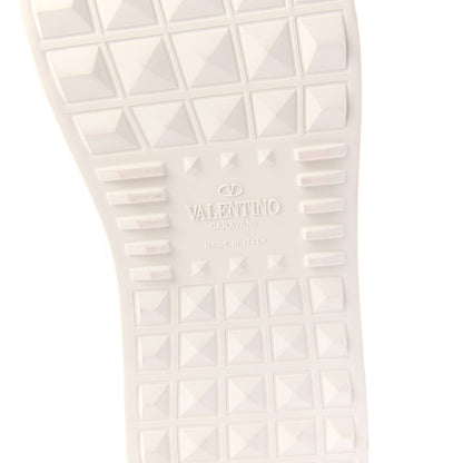 Valentino Garavani Calfskin Womens Rockstud Open Sneakers 41 White Goldfish 6 of 12