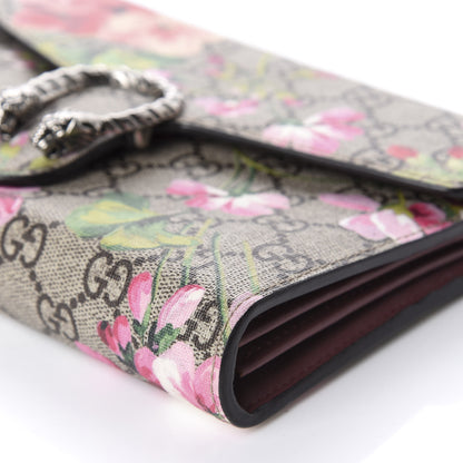 Gucci GG Supreme Monogram Blooms Mini Dionysus Chain Wallet Beige Multicolor Dry Rose 11 of 12