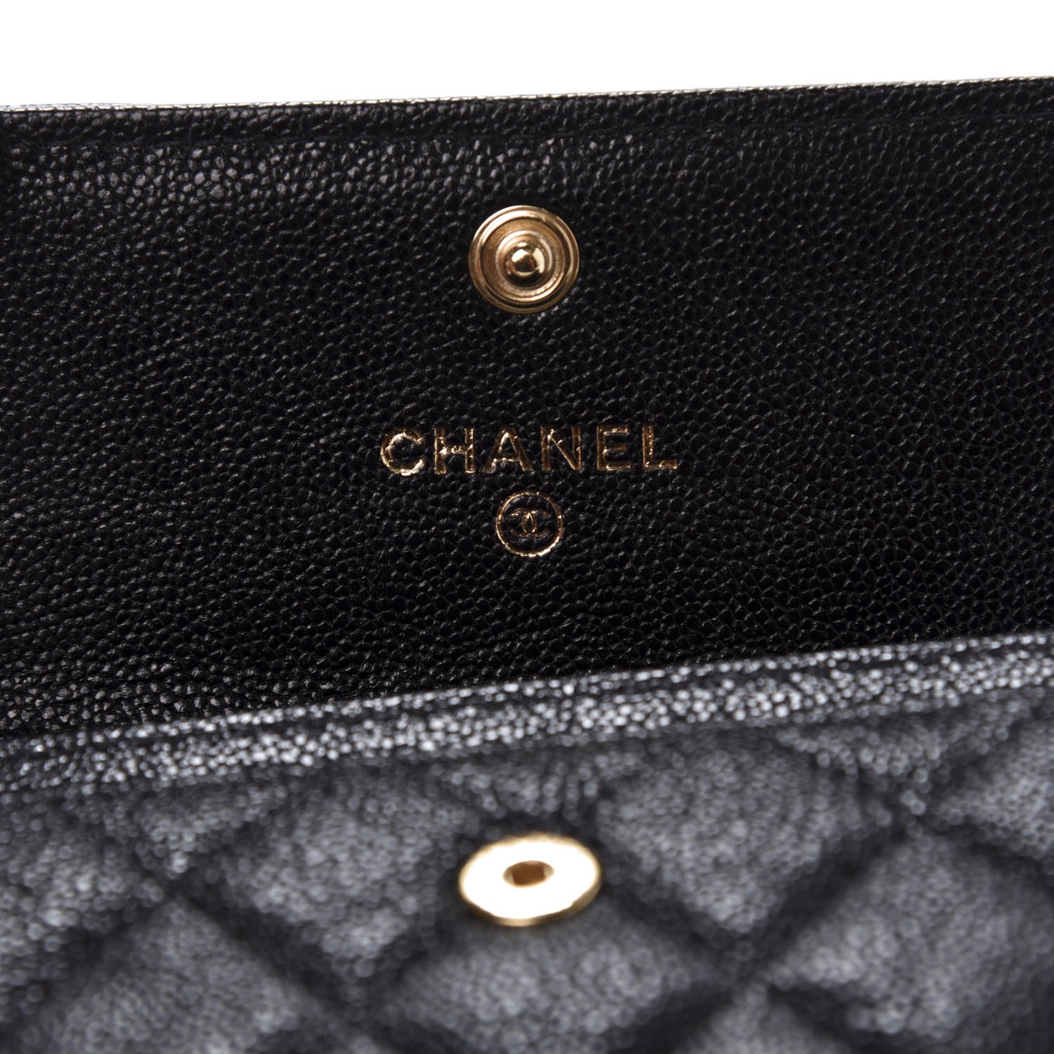 Chanel Caviar Quilted Boy Flap Card Holder Black 9 of 11