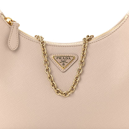 Prada Saffiano Re-Edition 2005 Shoulder Bag Ninfea 9 of 11