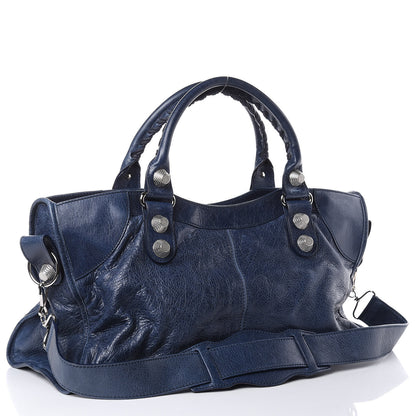 Balenciaga Agneau Giant 21 Silver Hardware Part Time Bleu Roi 4 of 13