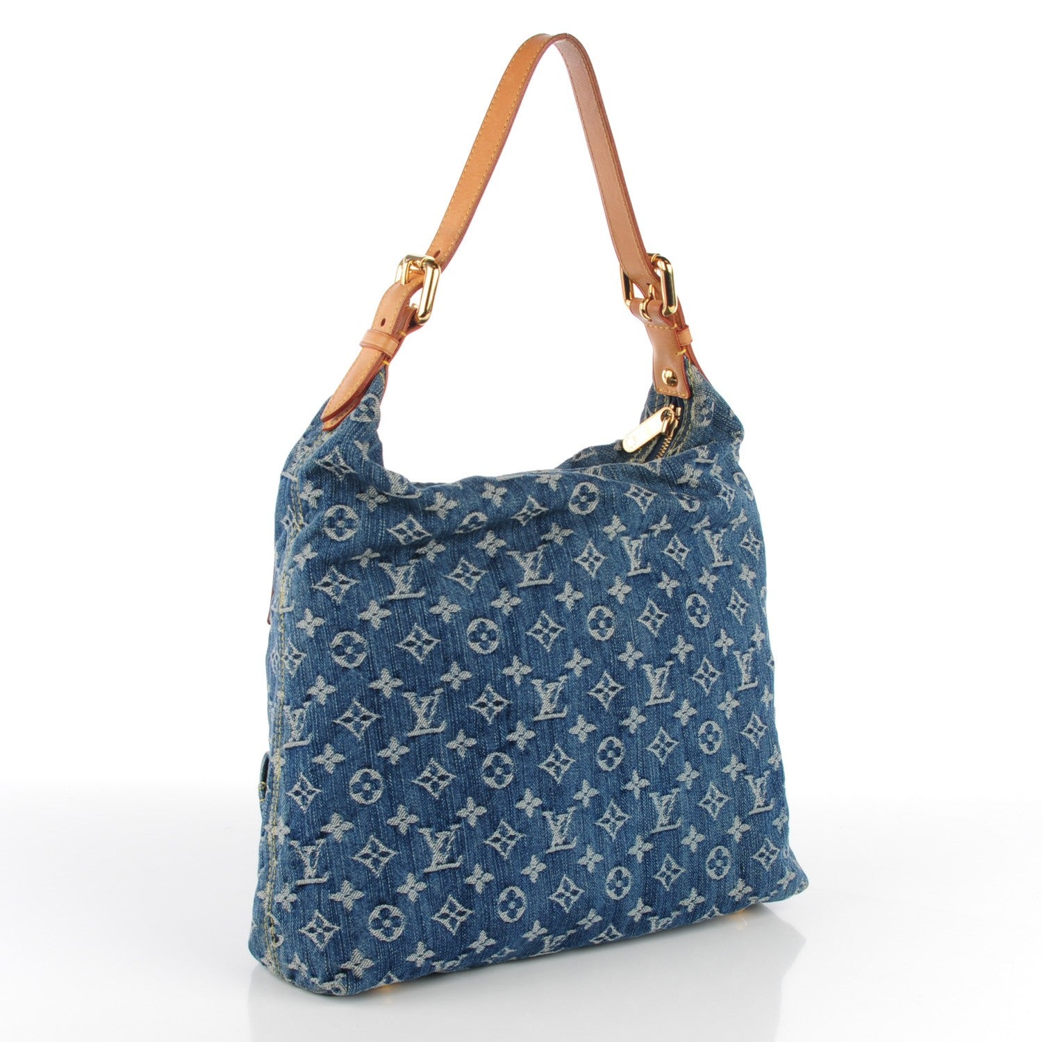 Louis Vuitton Denim Baggy GM Blue 3 of 7