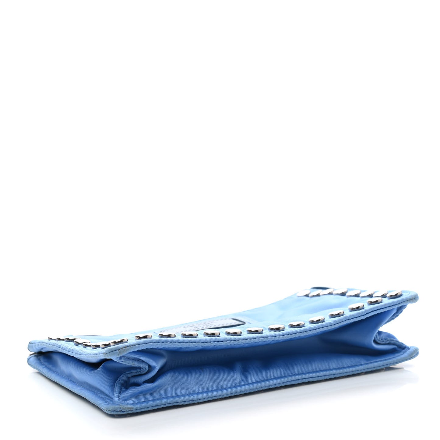 Nylon Studded Etiquette Cosmetic Pouch Bleuette