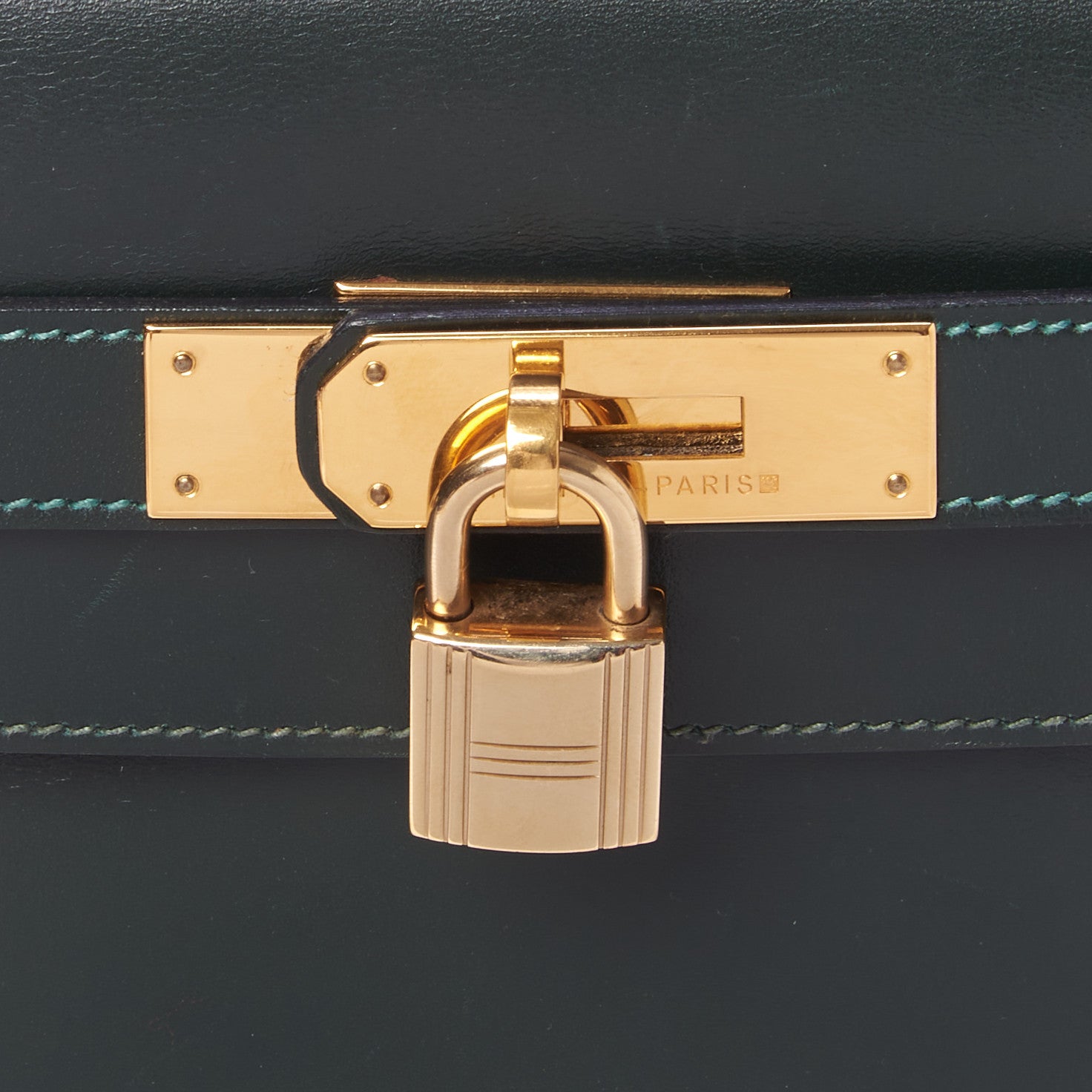 Hermes Box Kelly Sellier 32 Vert Fonce 21 of 32
