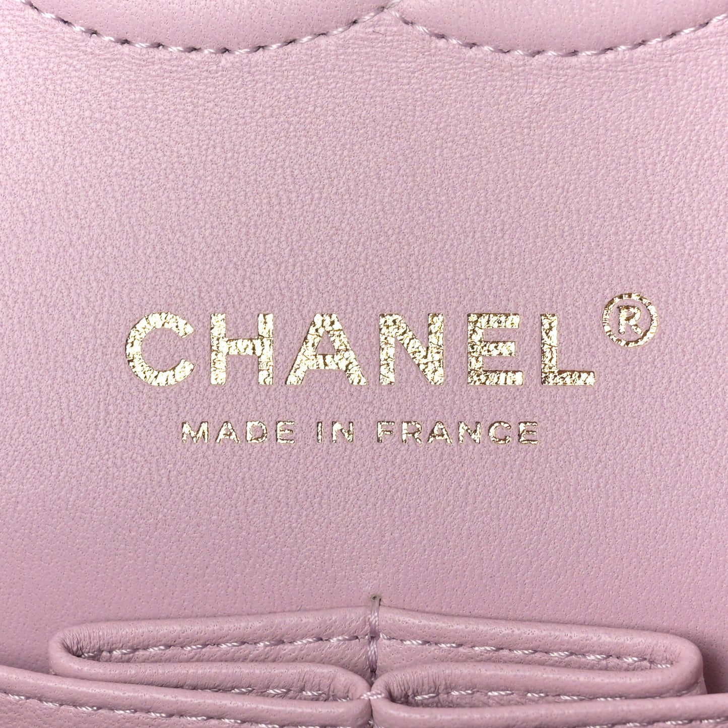 Caviar Quilted Medium Double Flap Light Pink