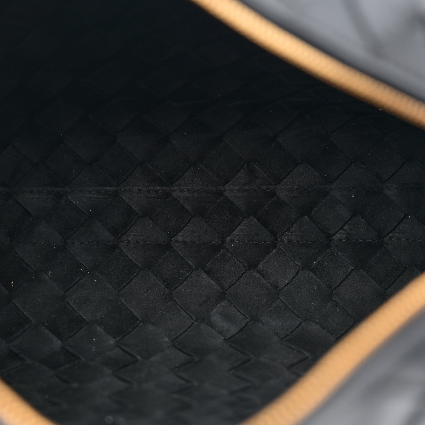 Nappa Intrecciato Small Loop Camera Bag Black