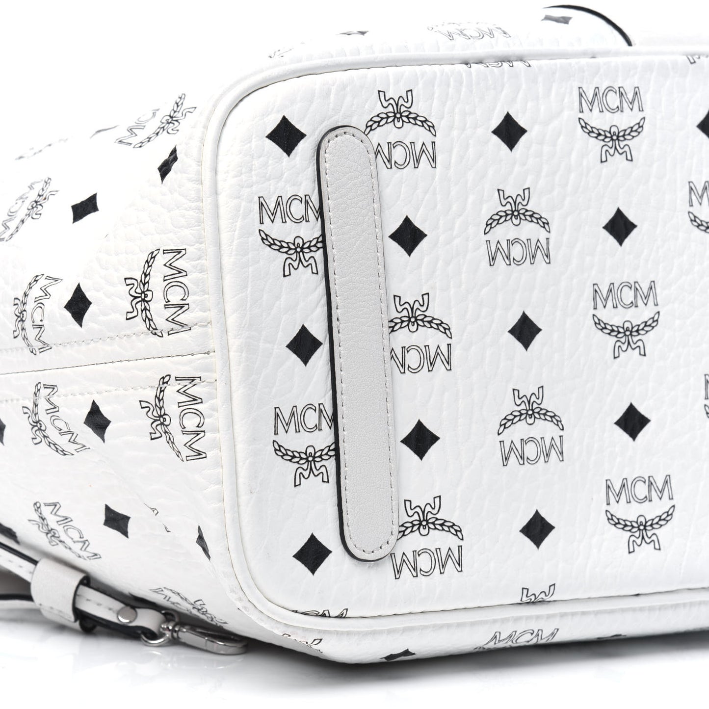 Visetos Medium Liz Reversible Shopper Tote White