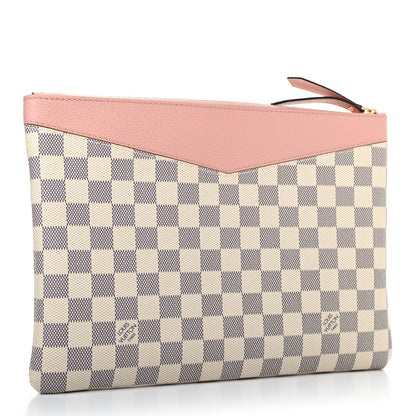 Louis Vuitton Damier Azur Daily Pouch Rose Poudre 2 of 4