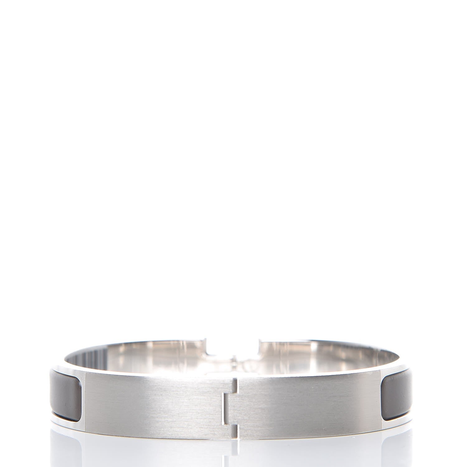 Hermes Matte Enamel Narrow Clic Clac HH Bracelet T6 Etain 3 of 6
