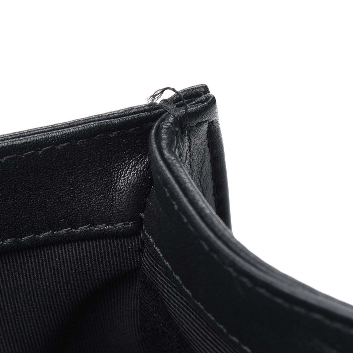 Calfskin Quilted Medium Boy Flap Black