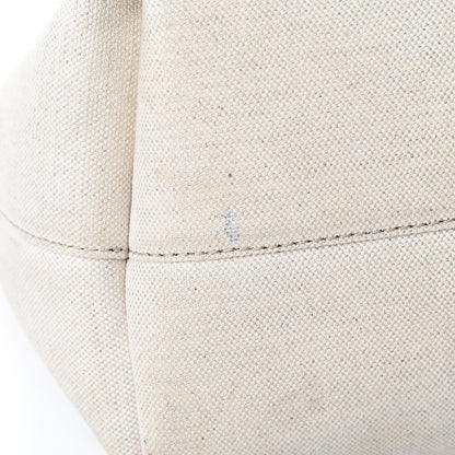 Tom Ford Canvas Calfskin T Tote Beige 12 of 15