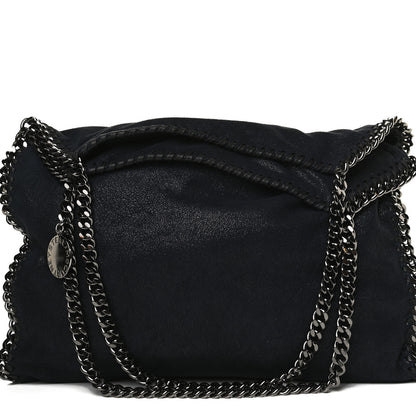 Stella McCartney Metallic Shaggy Deer Small Falabella Tote Navy 13 of 13