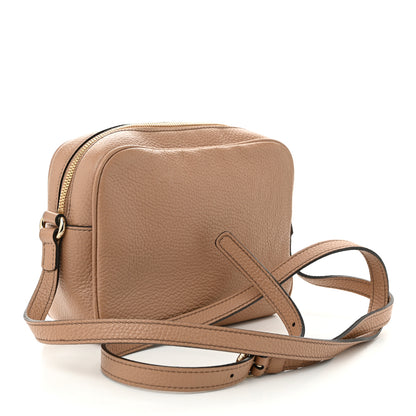 Gucci Pebbled Calfskin Small Soho Disco Bag Rose Beige 3 of 11