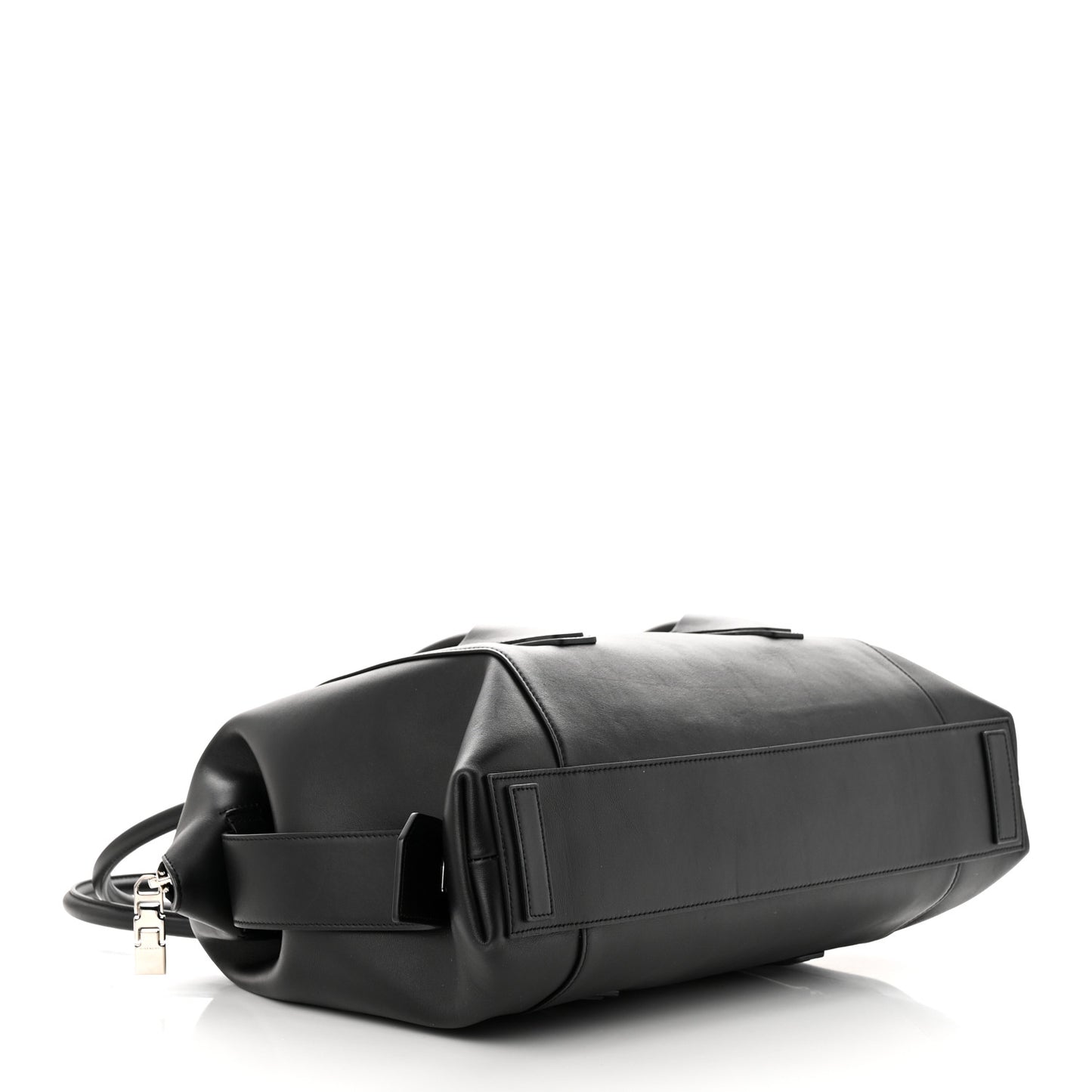 Smooth Calfskin Medium Antigona Lock Duffle Bag Black