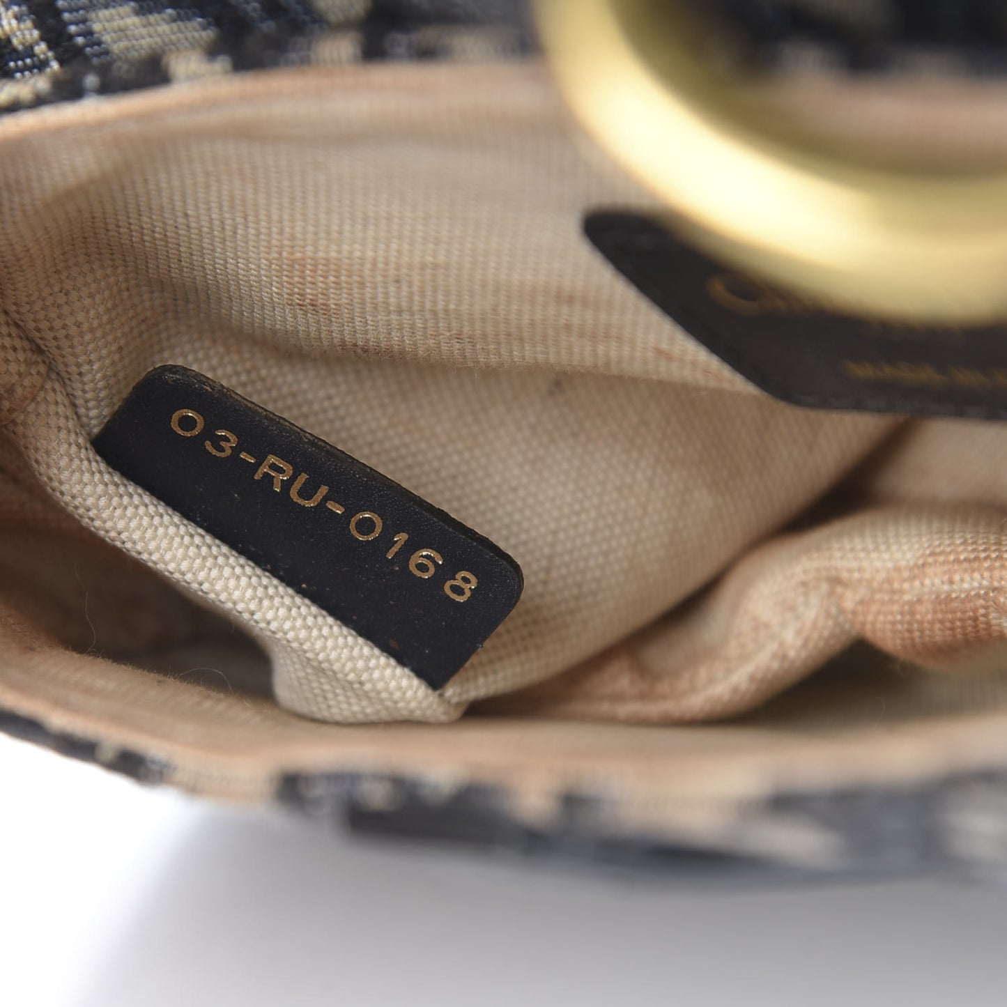 Oblique Mini Saddle Bag Blue