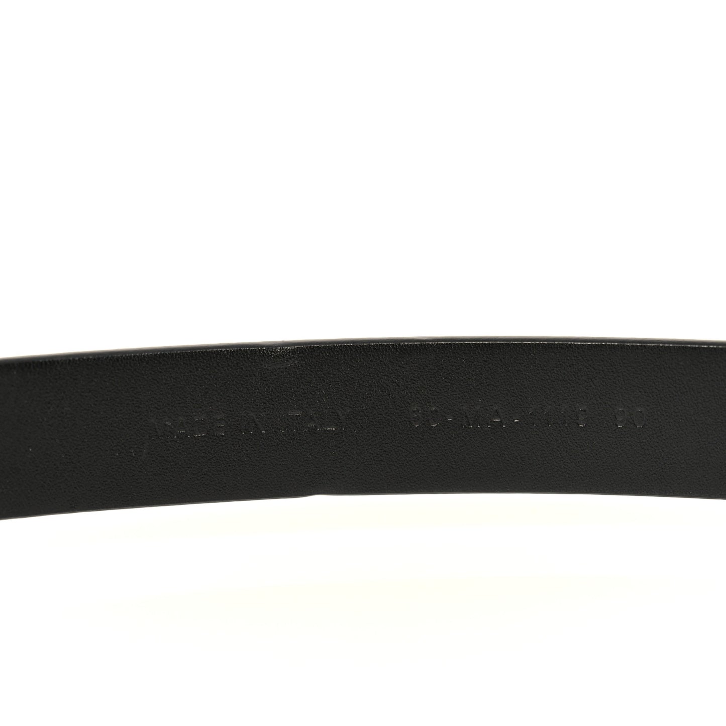 Calfskin Saddle Belt 90 Black