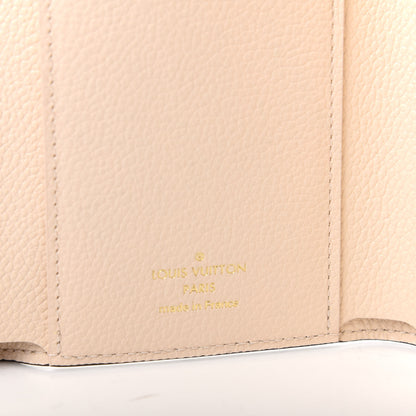 Louis Vuitton Empreinte Monogram Giant Victorine Wallet Creme Bois De Rose 6 of 7