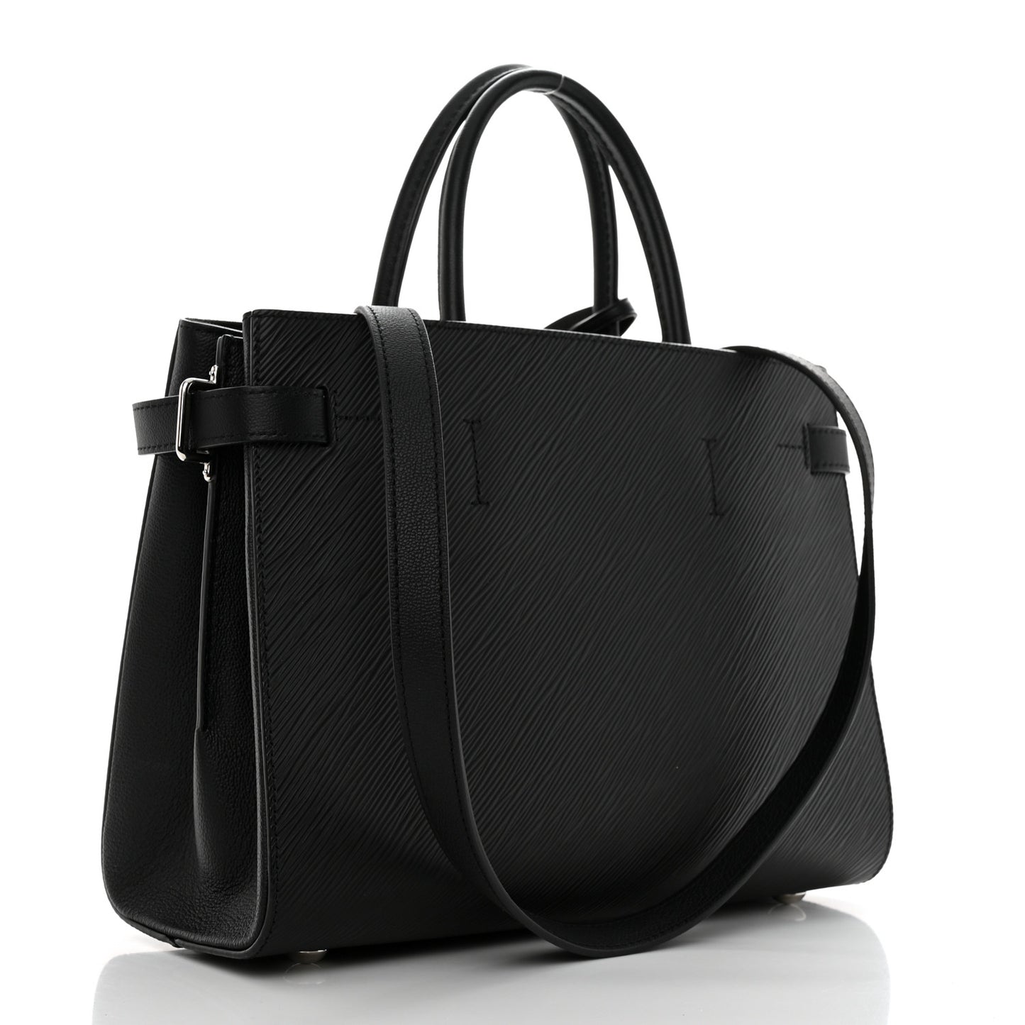 Epi Twist Tote Black