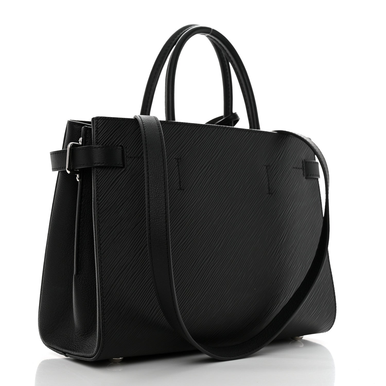 Louis Vuitton Epi Twist Tote Black 3 of 11