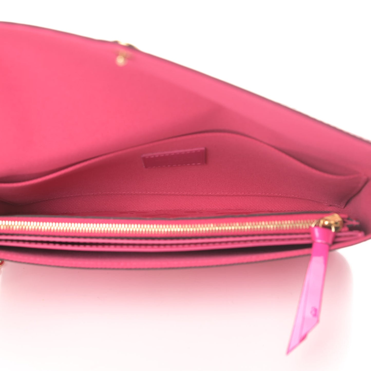 Vernis Valentine Pochette Felicie Chain Wallet Fuchsia