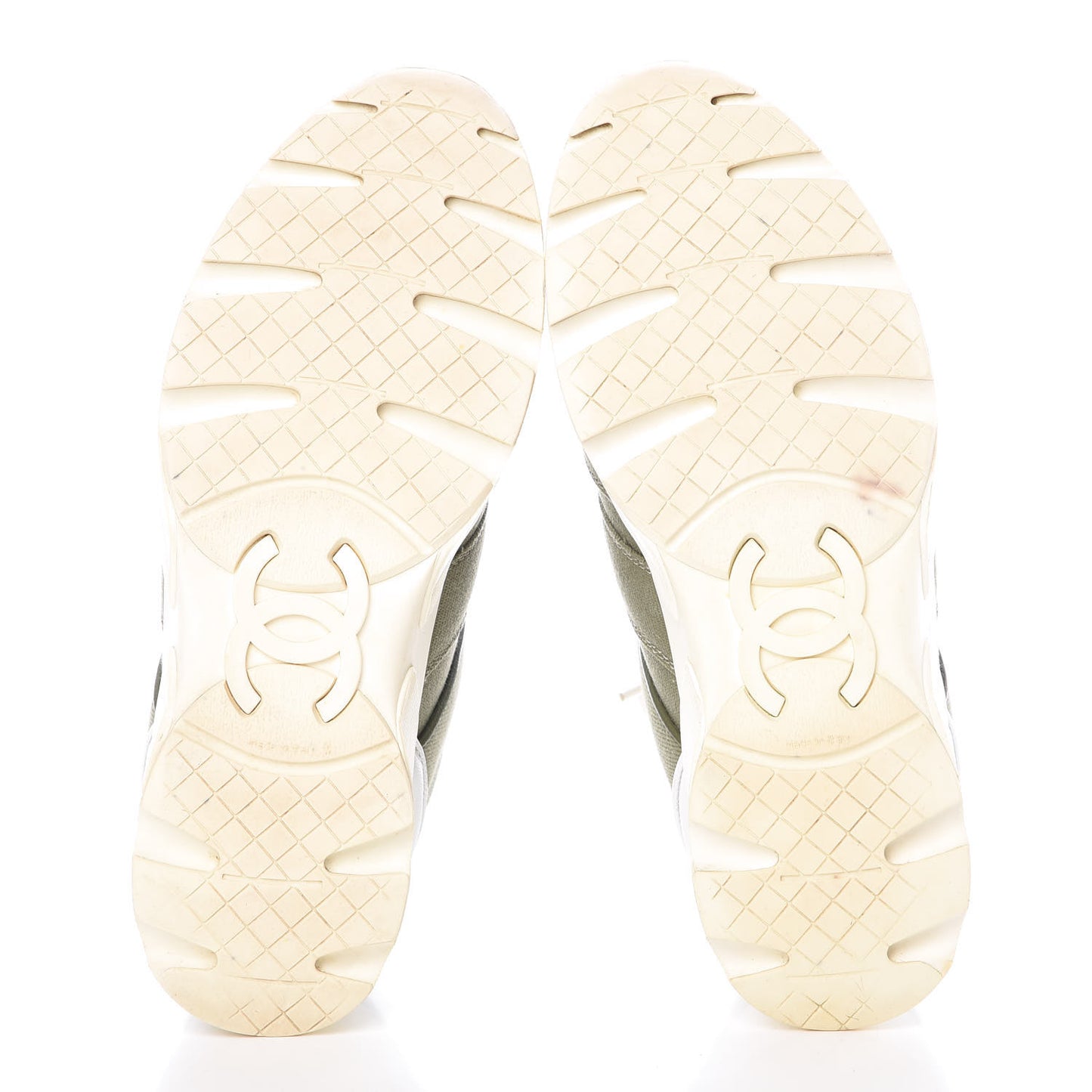 Fabric CC Sneakers 37.5 Khaki