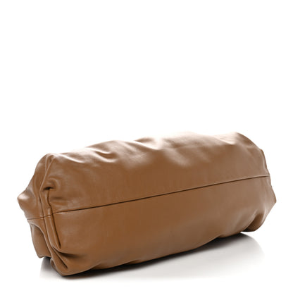 Bottega Veneta Smooth Butter Calf The Pouch Oversized Clutch Cammello 3 of 10