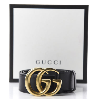 Gucci Calfskin Double G 40mm Belt 85 34 Black 4 of 4