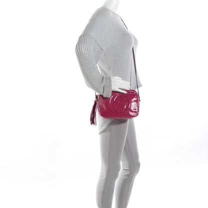 Gucci Soft Patent Small Soho Disco Bag Bright Bougainvillea 2 of 6