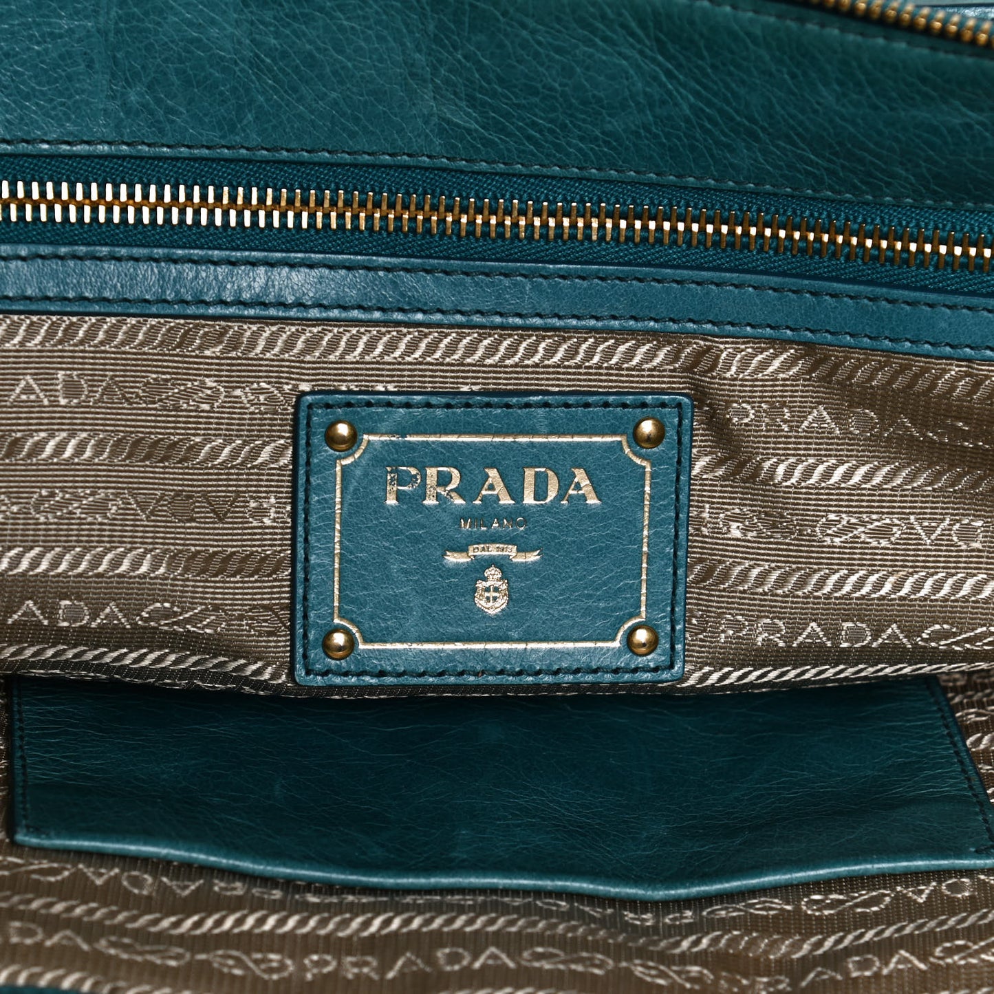 Glace Calfskin Shopping Tote Blue