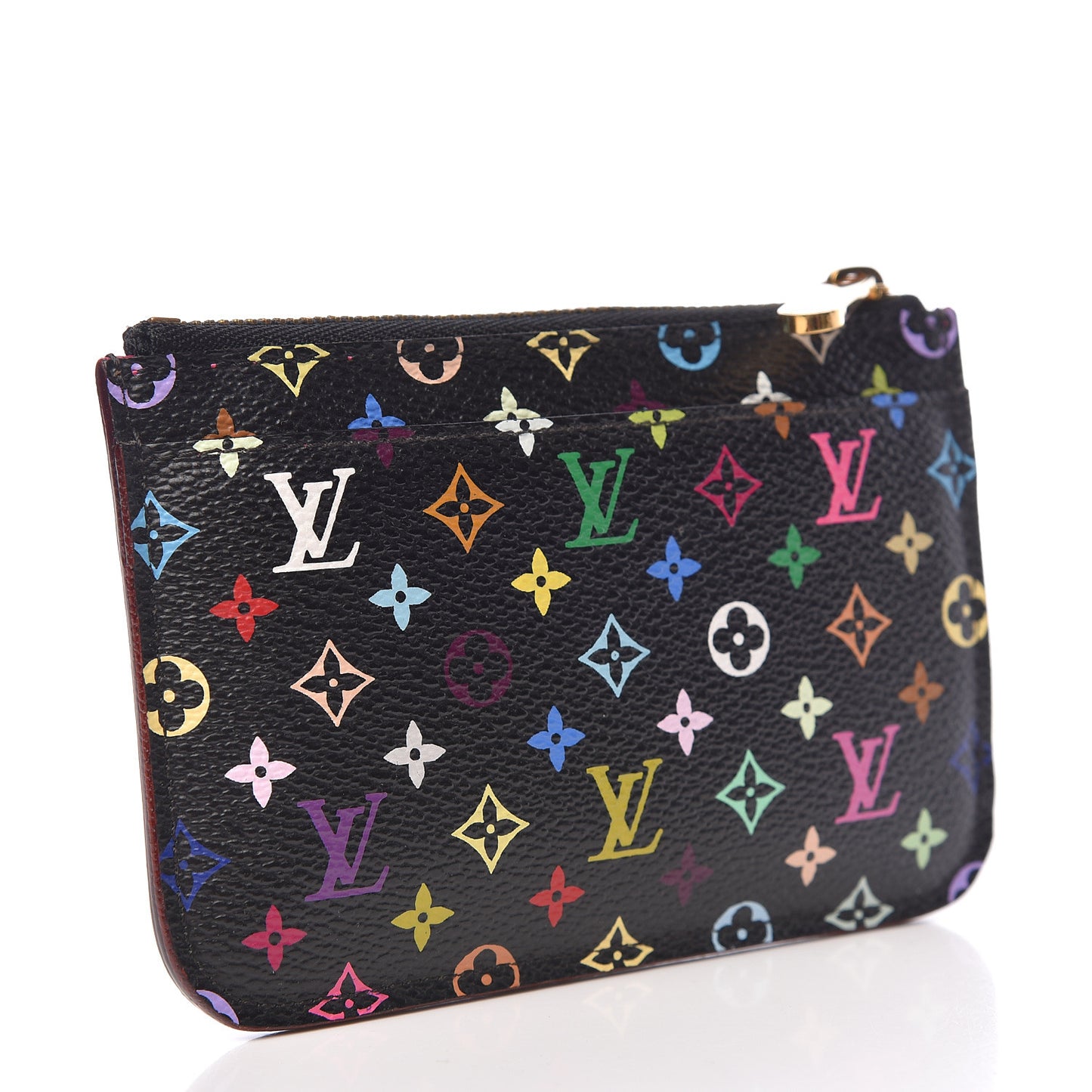 Monogram Multicolor Key Pouch Black Grenade