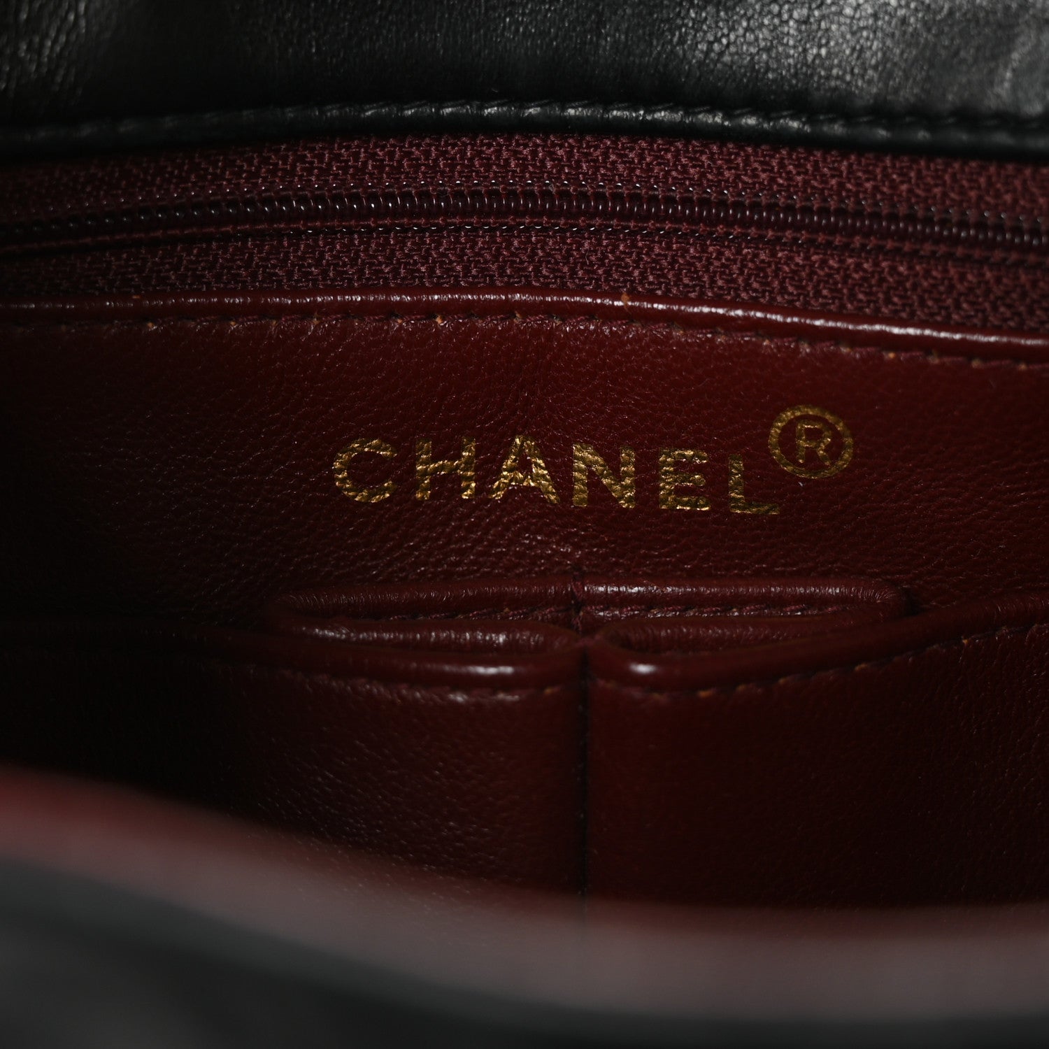 Chanel Lambskin Quilted Mini Square Flap Bag Black 10 of 18
