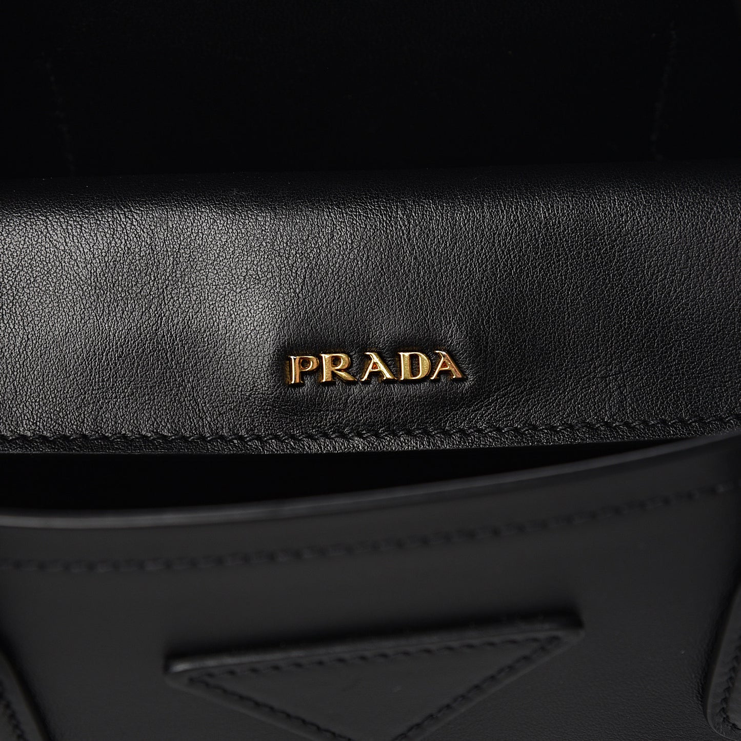 City Calfskin Cuir Medium Mirage Double Bag Black