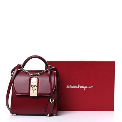 Salvatore Ferragamo Smooth Calfskin Mini Boxyz Red 12 of 12