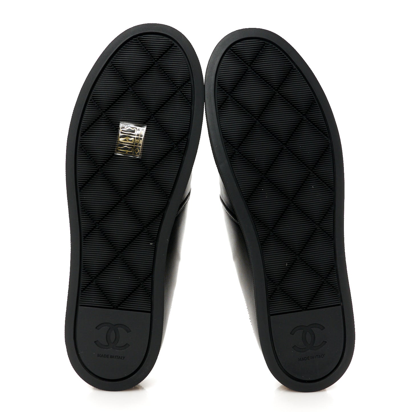 Lambskin Grosgrain Cap Toe Sneaker Mules 40 Black