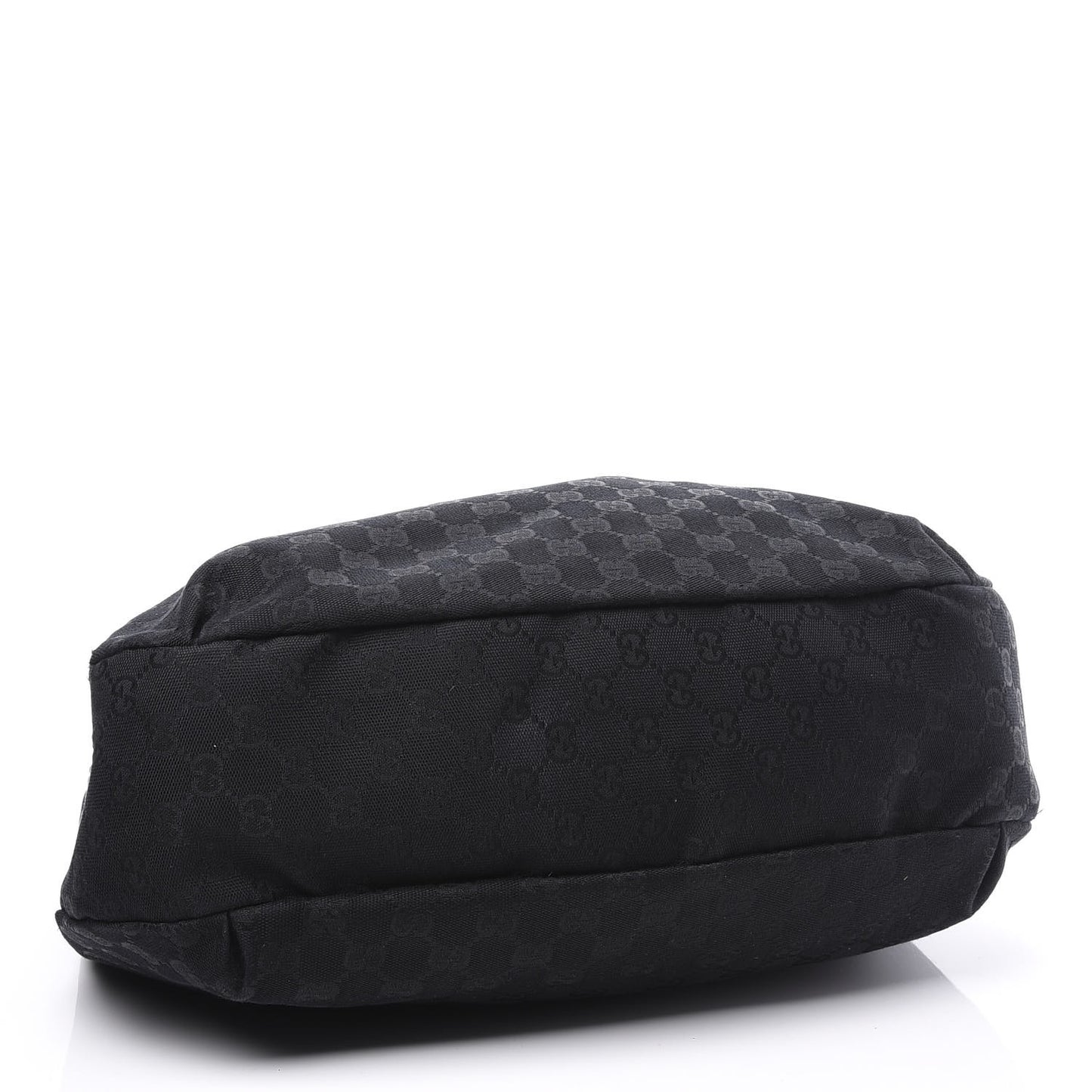 Monogram Large New Ladies Web Hobo Black
