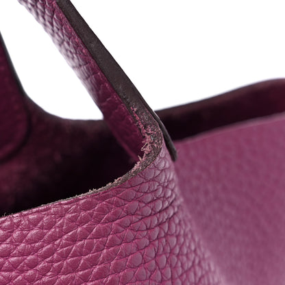 Hermes Taurillon Clemence Picotin Lock 26 GM Anemone 14 of 17