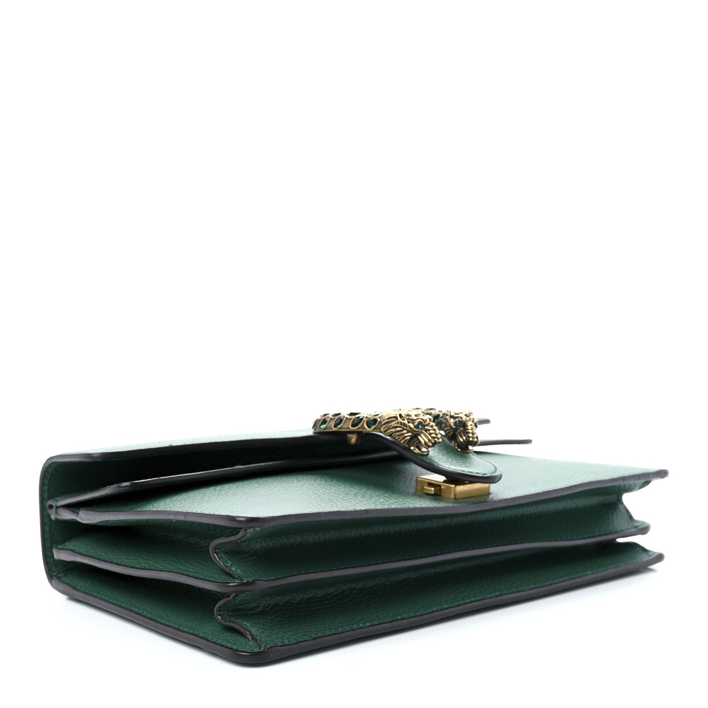 Pebbled Calfskin Small Dionysus Shoulder Bag Emerald