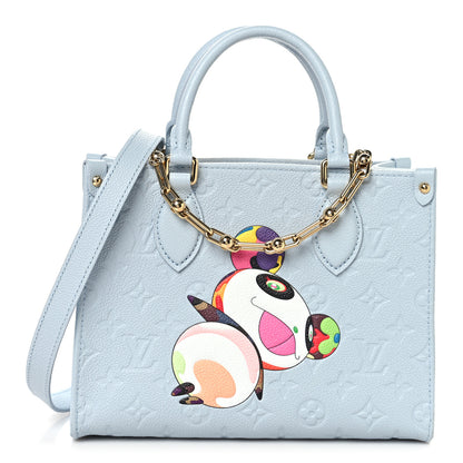 Louis Vuitton LV X TM Empreinte Monogram Superflat Onthego PM Washed Blue 1 of 13