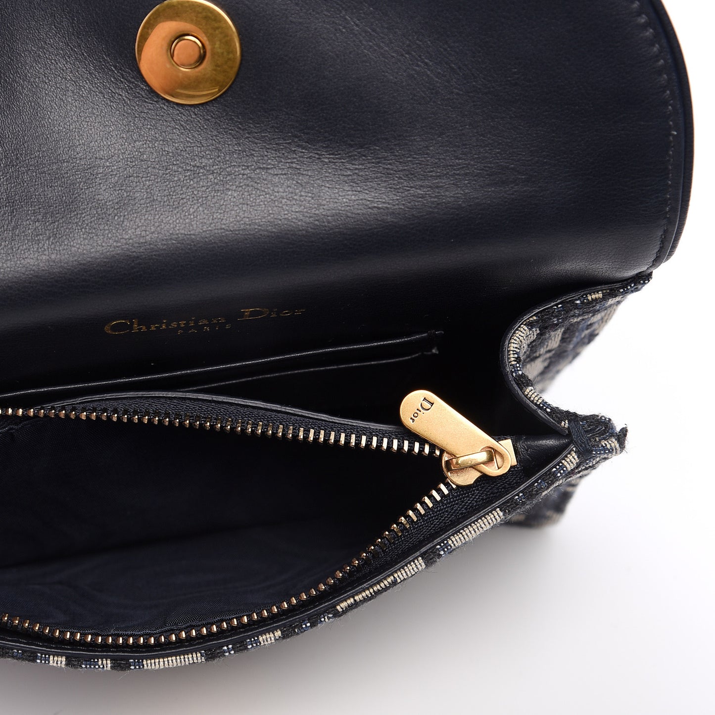Oblique Saddle Belt Bag Blue