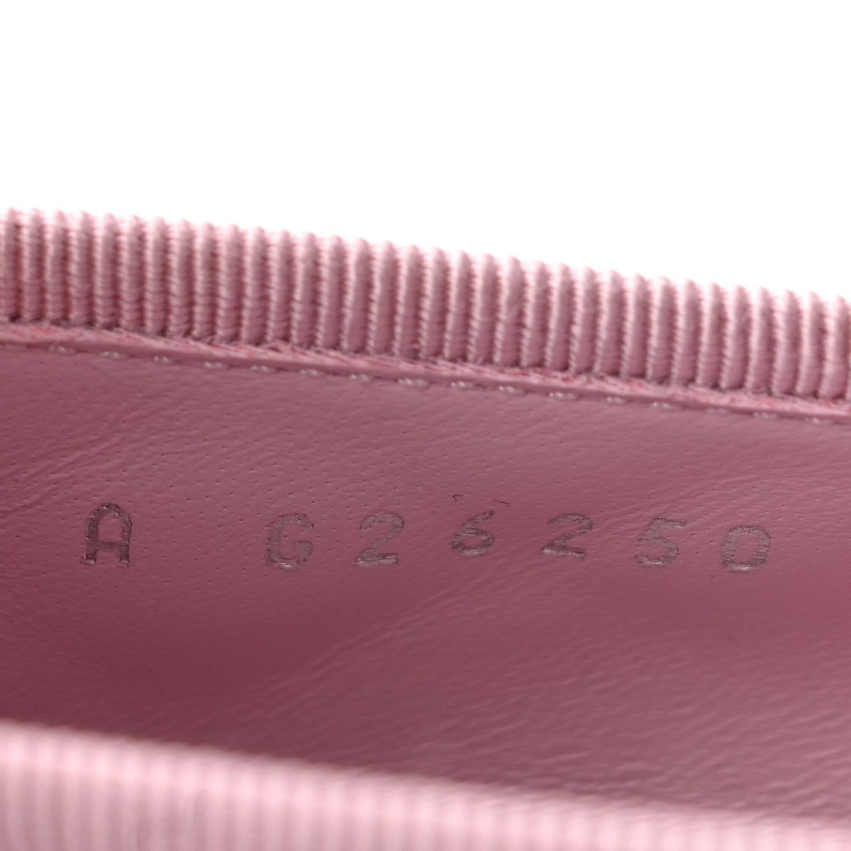 Suede Quilted Cap Toe CC Ballerina Flats 37.5 Light Pink