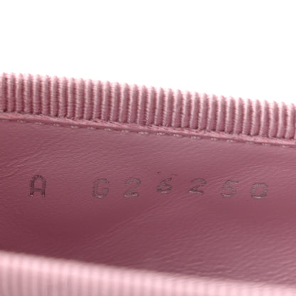 Chanel Suede Quilted Cap Toe CC Ballerina Flats 37.5 Light Pink 9 of 11