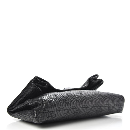 Louis Vuitton Calfskin Quilted Monogram Altair Clutch Black 4 of 8