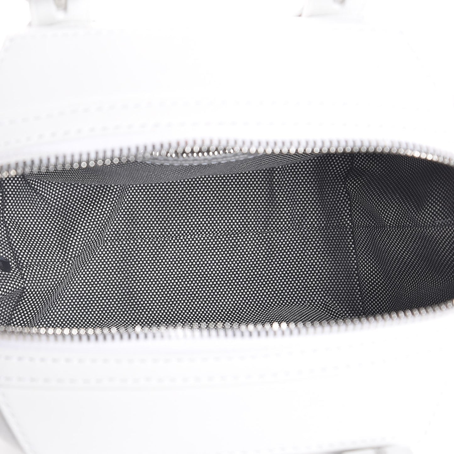 Pebbled Calfskin Mini Emile White