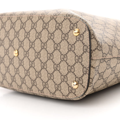 Gucci GG Supreme Monogram Linea A Hobo Brown 11 of 15