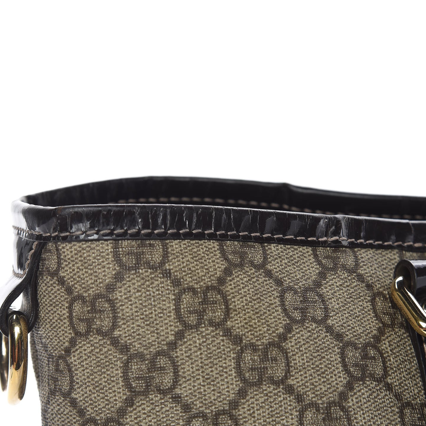 GG Plus Monogram Medium Joy Tote Dark Brown