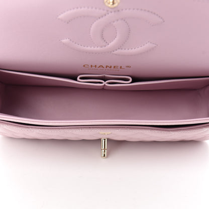 Chanel Caviar Quilted Medium Double Flap Light Pink 5 of 12
