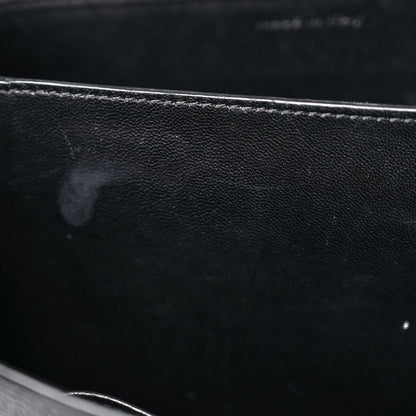 Celine Goatskin Medium Classic Box Flap Bag Black 13 of 14